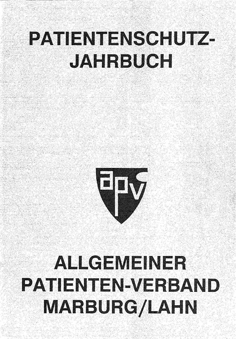 Patientenschutzjahrbuch